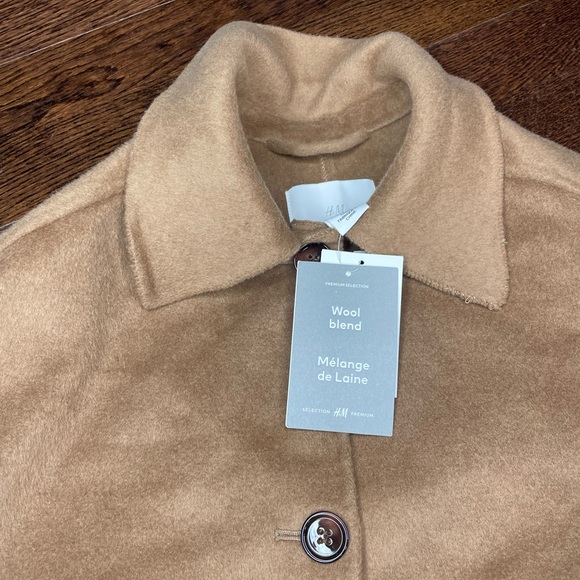 H&M Tan Wool Utility Jacket - Picture 6 of 10